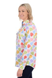 Hard Slog Wmns Polly 1/2 Plkt Ls Shirt [sz:10]