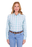 Thomas Cook Womens Eliza Ls Shirt - Pale Turquoise [sz:8]
