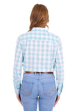 Thomas Cook Womens Eliza Ls Shirt - Pale Turquoise [sz:8]