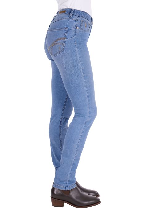 Thomas Cook Womens Ebony Slim Leg Jean 32l [sz:8]