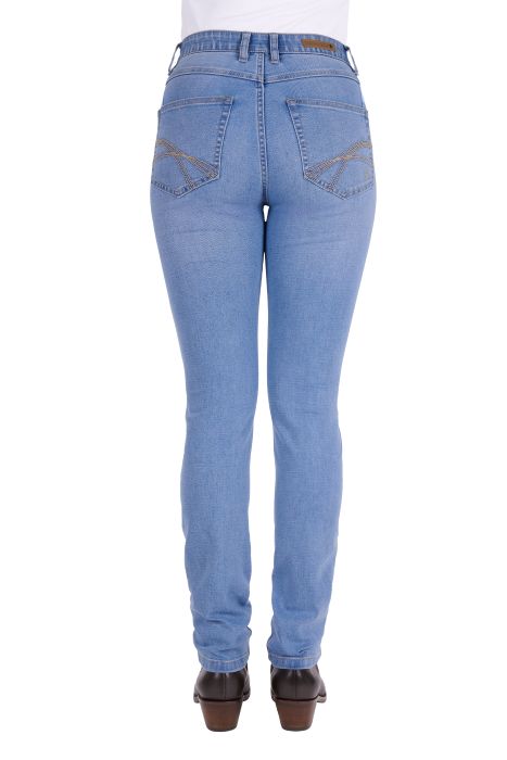 Thomas Cook Womens Ebony Slim Leg Jean 32l [sz:8]