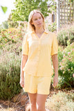 Thomas Cook Womens Abby Linen Rugger - Sunlight [sz:8]