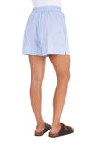 Thomas Cook Womens Abby Linen Rugger - Blue/white [sz:8]
