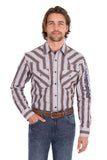Wrangler Mens Eli Logo Long Sleeve Shirt [sz:xs]