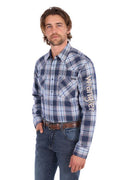Wrangler Mens Mario Logo Long Sleeve Shirt [sz:xs]