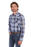 Wrangler Mens Mario Logo Long Sleeve Shirt [sz:xs]