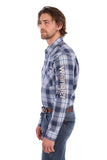 Wrangler Mens Mario Logo Long Sleeve Shirt [sz:xs]