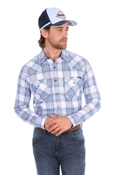 Wrangler Mens Eric Long Sleeve Shirt [sz:xs]