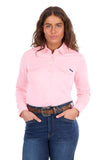 Wrangler Womens Hazel Ls Shirt - Blush [sz:10]