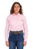 Wrangler Womens Hazel Ls Shirt - Blush [sz:10]