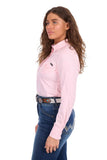 Wrangler Womens Hazel Ls Shirt - Blush [sz:10]