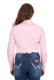 Wrangler Womens Hazel Ls Shirt - Blush [sz:10]