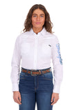 Wrangler Womens Hazel Logo Ls Shirt - White [sz:10]