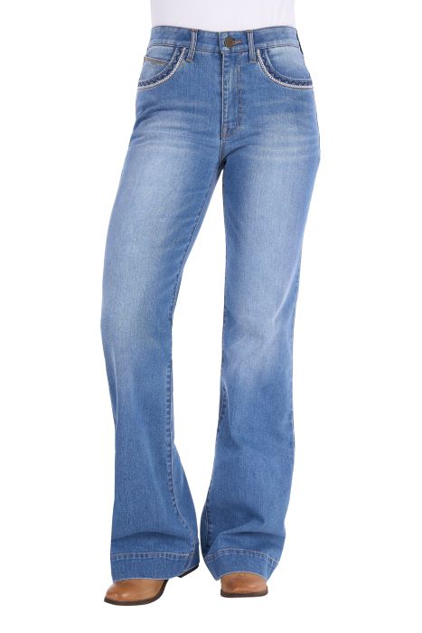 Wrangler Womens Margo Trouser Jean-willow [sz:0]