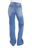 Wrangler Womens Margo Trouser Jean-willow [sz:0]