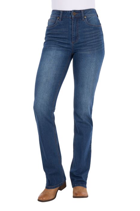 Wrangler Womens Etta Bootcut Jean-bailey [sz:0]