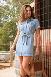 Wrangler Womens Marla Ss Dress [sz:8]