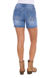Wrangler Womens Gigi Mid Rise Denim Short [sz:0]