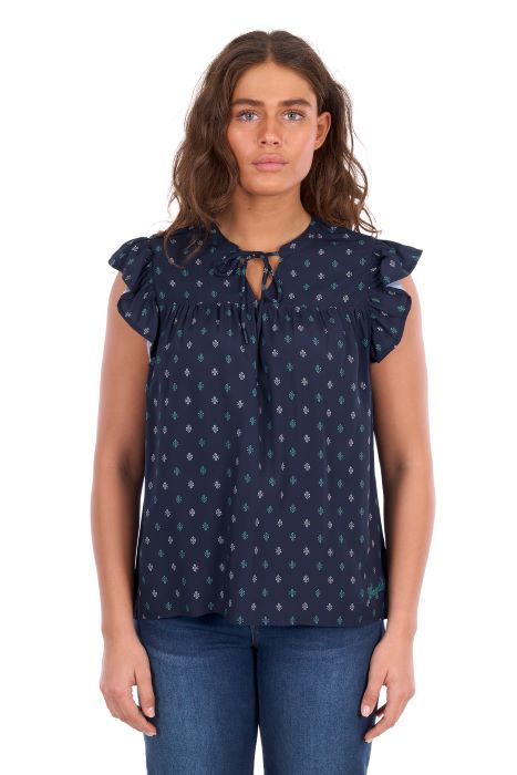 Wrangler Womens Sofia Ss Blouse [sz:8]