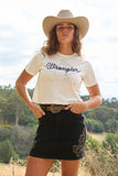 Wrangler Womens Cindy Crop Short Sleeve Tee [sz:8]
