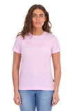 Wrangler Womens Lucy Ss Tee - Pastel Pink [sz:8]