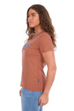 Wrangler Womens Maya V-nk Ss Tee [sz:8]