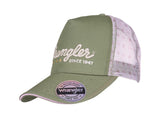 Wrangler Lucy Hp Ponytail Trucker Cap - Khaki Marle