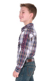 Wrangler Boys Shaun Logo Ls Shirt [sz:4]