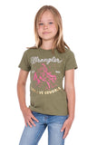 Wrangler Girls Sage Ss Tee [sz:4]