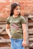 Wrangler Girls Sage Ss Tee [sz:4]