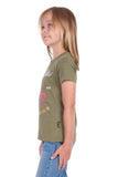 Wrangler Girls Sage Ss Tee [sz:4]