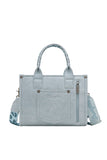 Wrangler Leopard Print Crossbody Bag - Blue