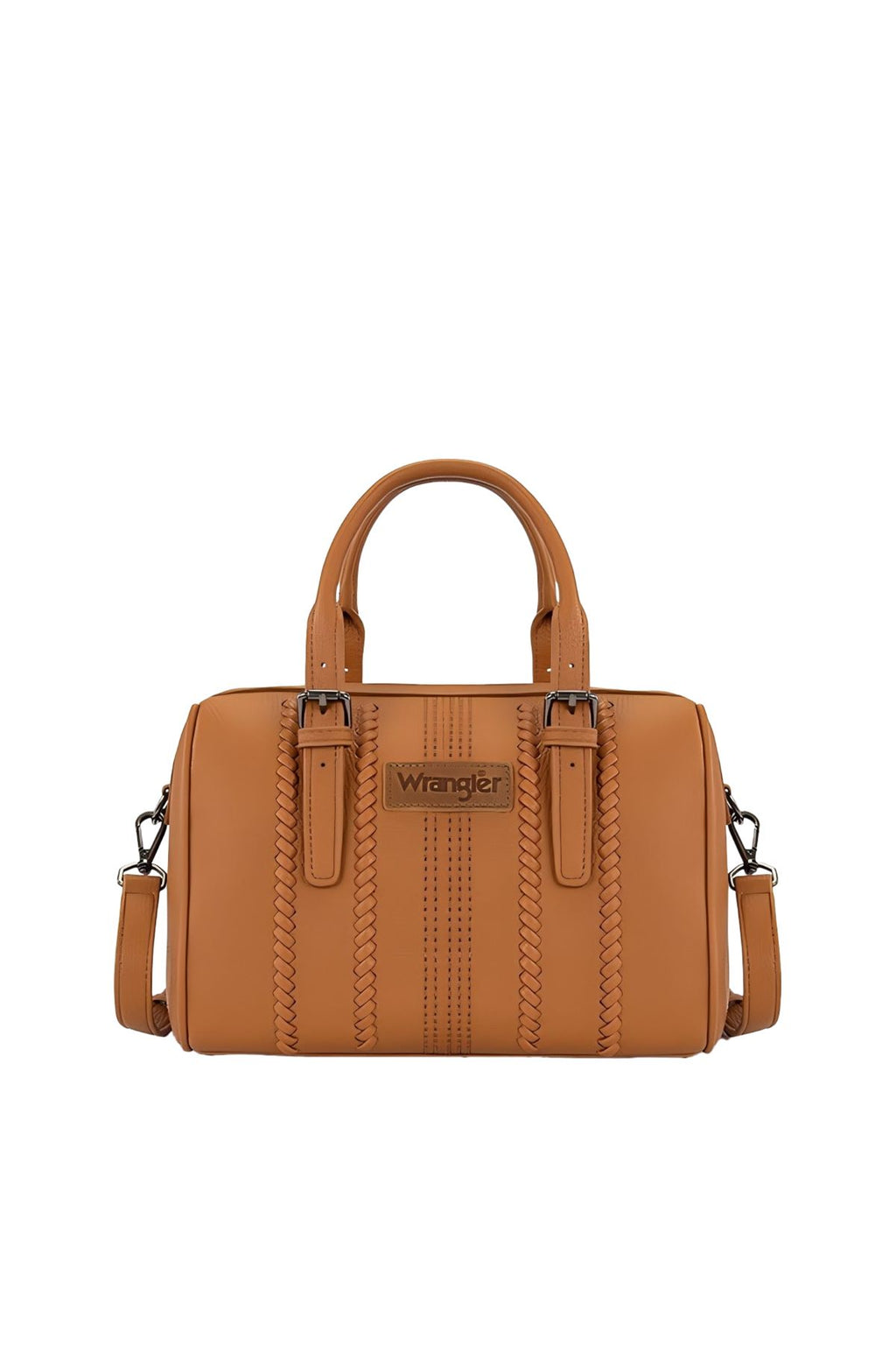 Wrangler Boston Stitch Barrel Bag - Tan