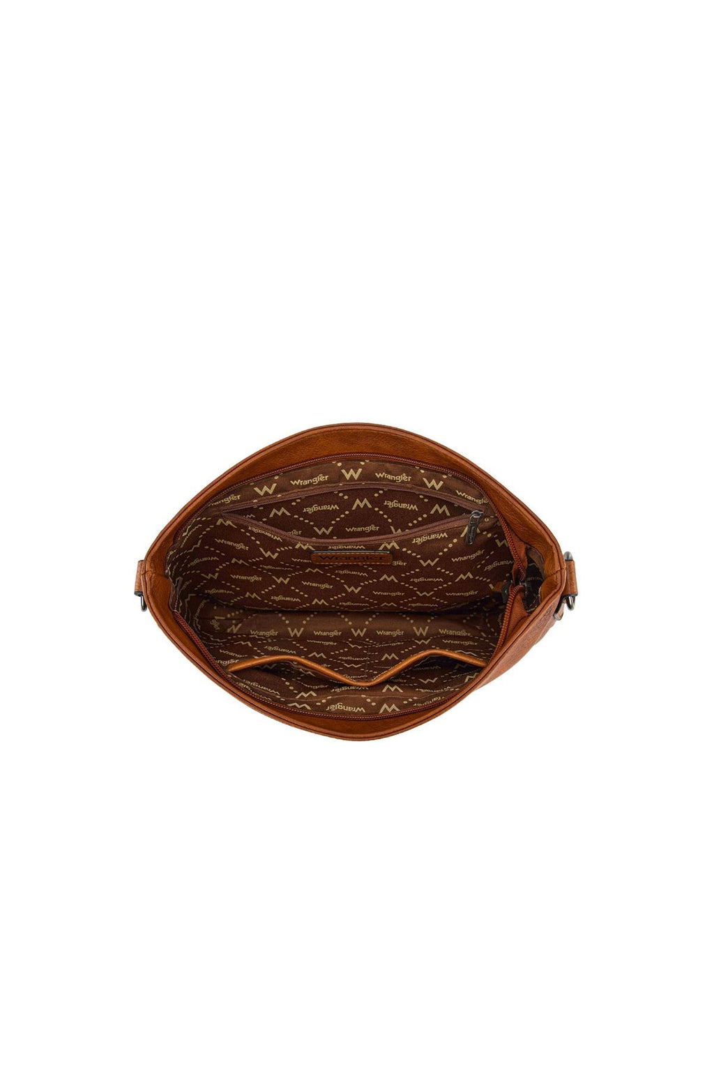 Wrangler Animal Print Slouch Bag - Tan Cow Print