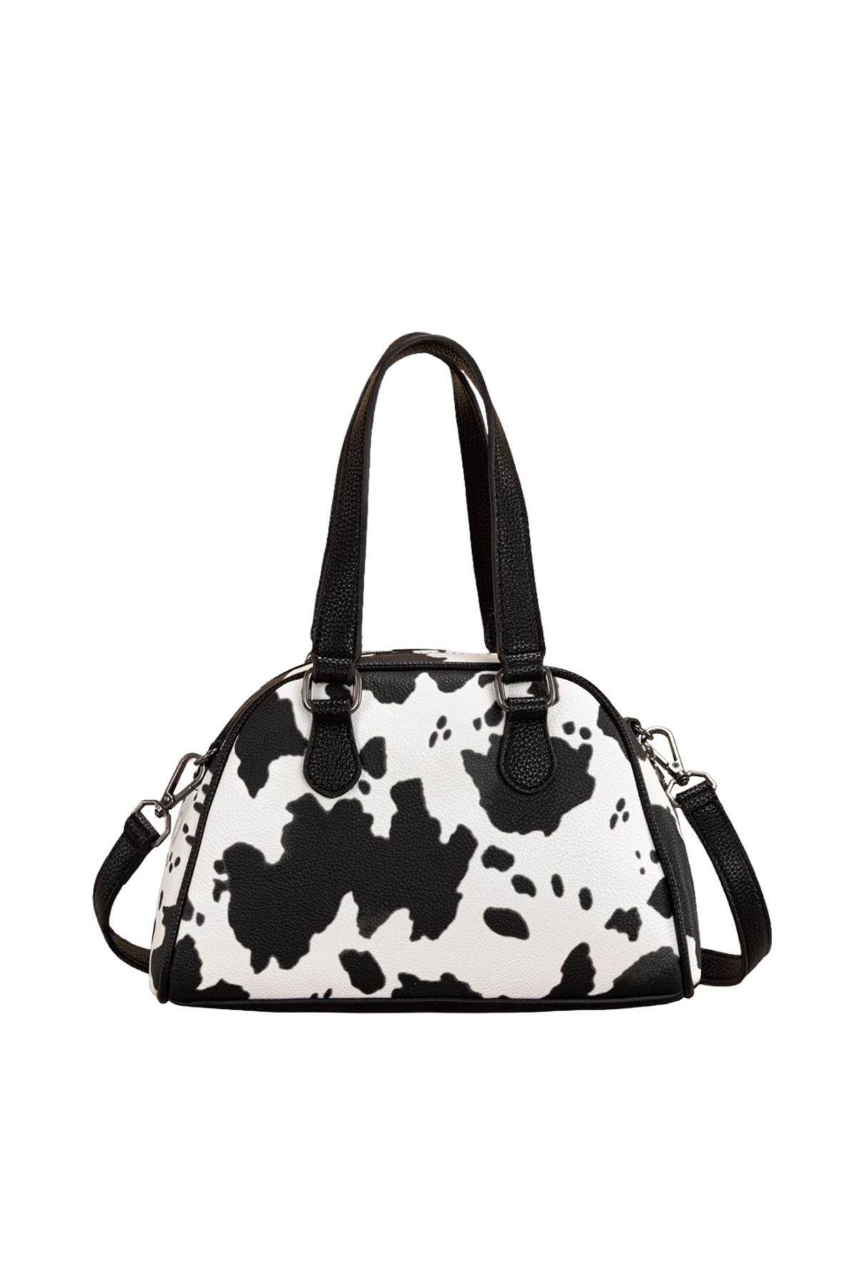 Wrangler Cow Print Handbag - Black