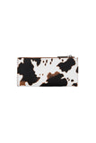 Wrangler Cow Print Slim Wallet - Tan