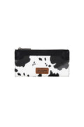 Wrangler Cow Print Slim Wallet - Black