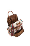 Wrangler Lia Aztec Convertible Backpack - Brown