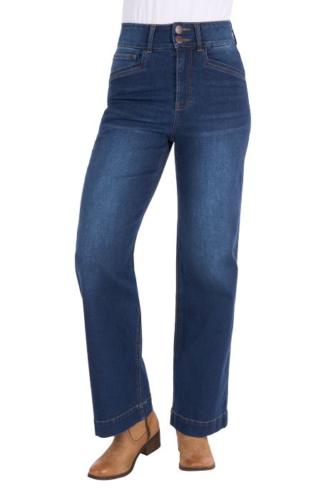 Wrangler Womens Chloe Hi Rise Jean 30l [sz:0]