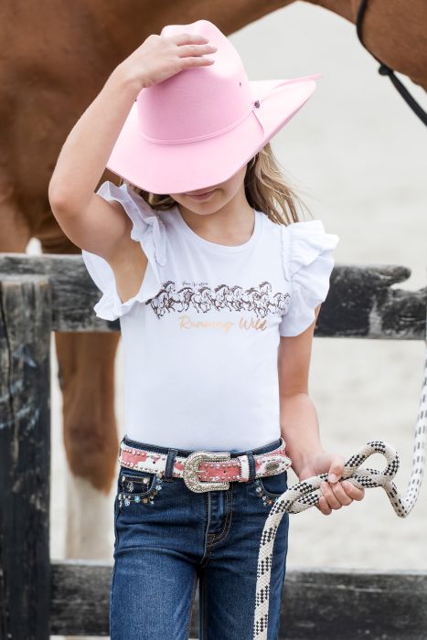 Pure Western Kids Cyclone Hat - Pink [sz:52]