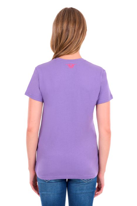 Bullzye Womens Annie V-neck Ss Tee [sz:8]