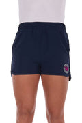 Bullzye Womens Addie Sports Short - Navy/ Hot Pink [sz:8]