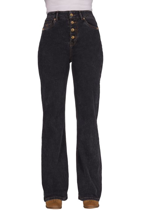 Bullzye Womens Krystal Wide Leg Jean 34l [sz:6]
