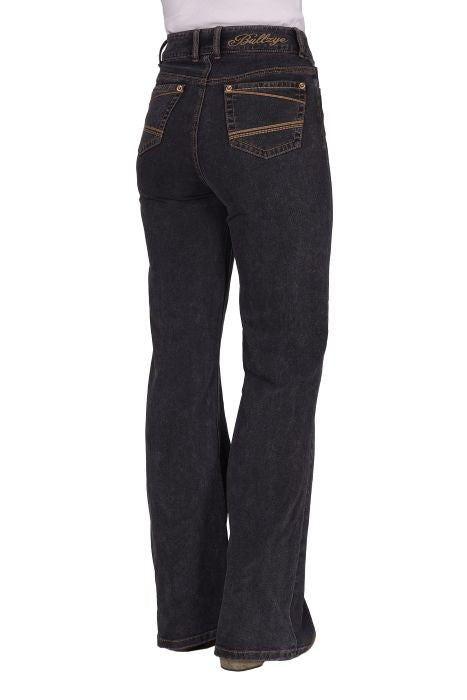 Bullzye Womens Krystal Wide Leg Jean 34l [sz:6]