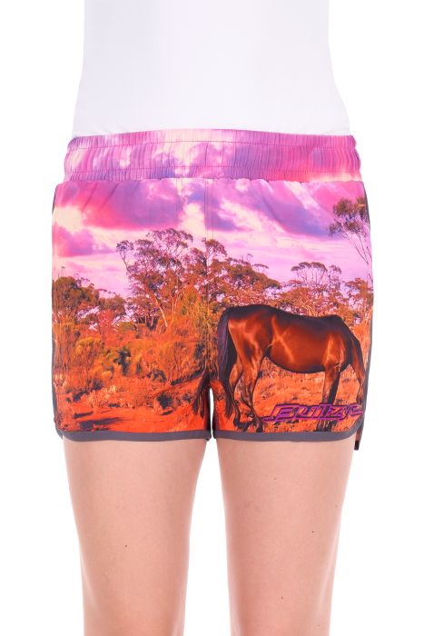 Bullzye Womens Grazing Horse Short [sz:8]