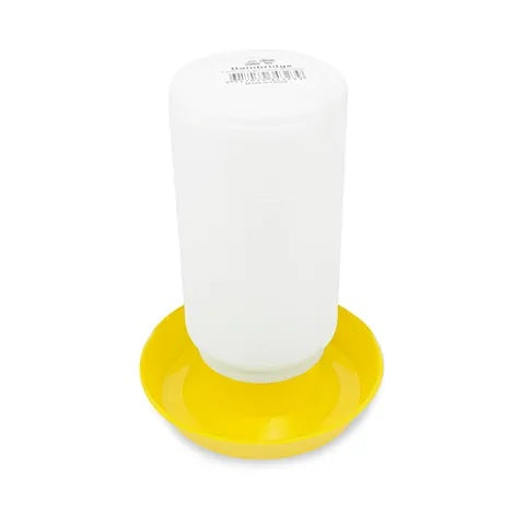 WATERER AUTO 1LT PLASTIC - YELLOW A8056