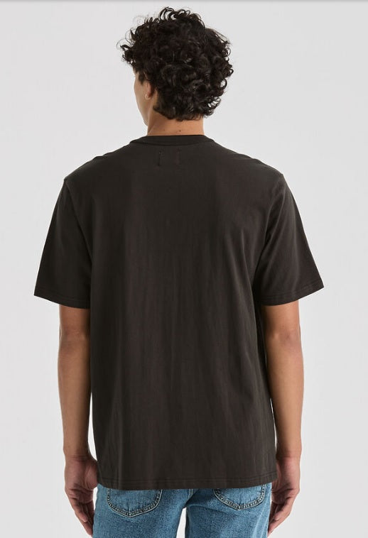 LEE ORIGINALS RELAXED MENS TEE - WORN BLACK [SZ:M]