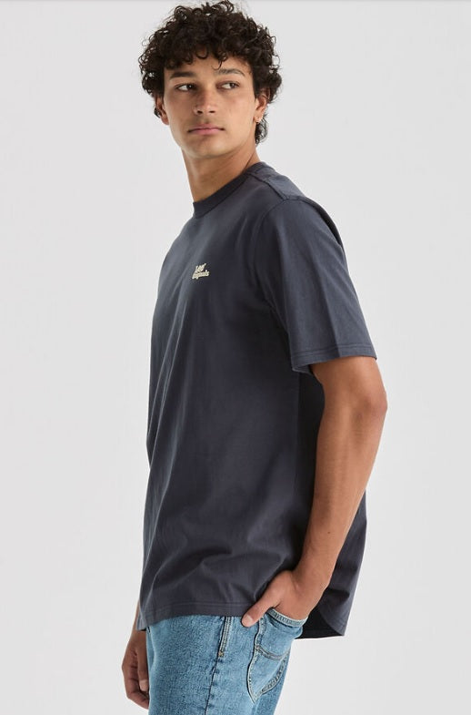 LEE ORIGINALS RELAXED MENS TEE - WASHED NAVY [SZ:S]