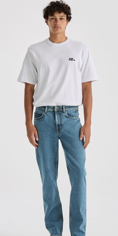 LEE L101 STRAIGHT MENS JEANS - BLUE STONE [SZ:28]