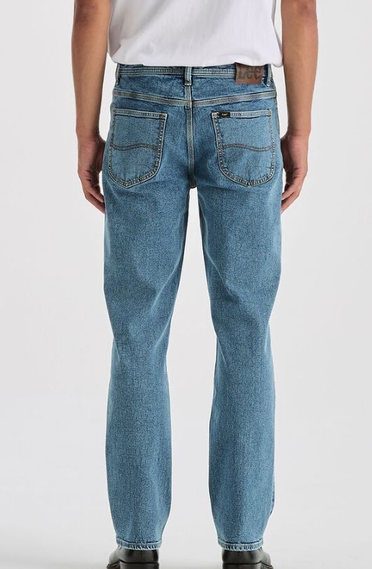 LEE L101 STRAIGHT MENS JEANS - BLUE STONE [SZ:28]